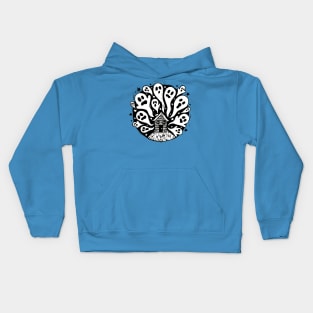 Spooky Ghost House Kids Hoodie